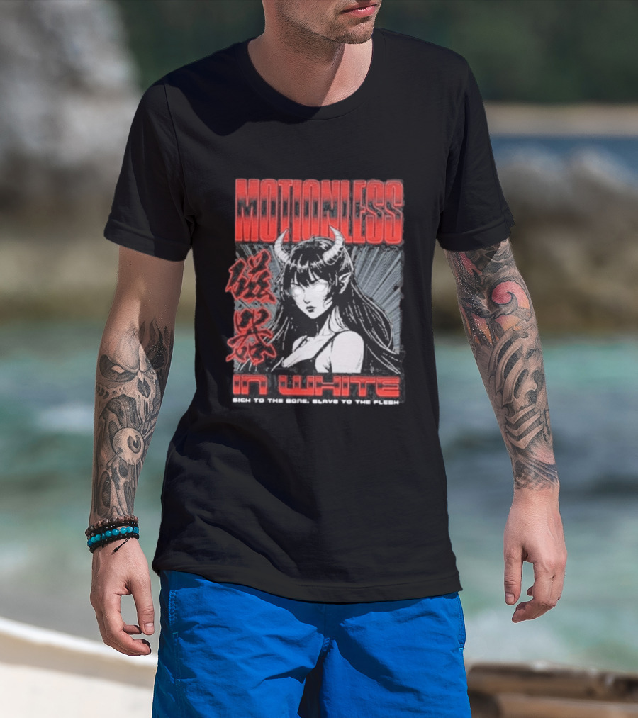 Motionless In White Rich To The Bone Slave To The Flesh Tour 2026 T-Shirt