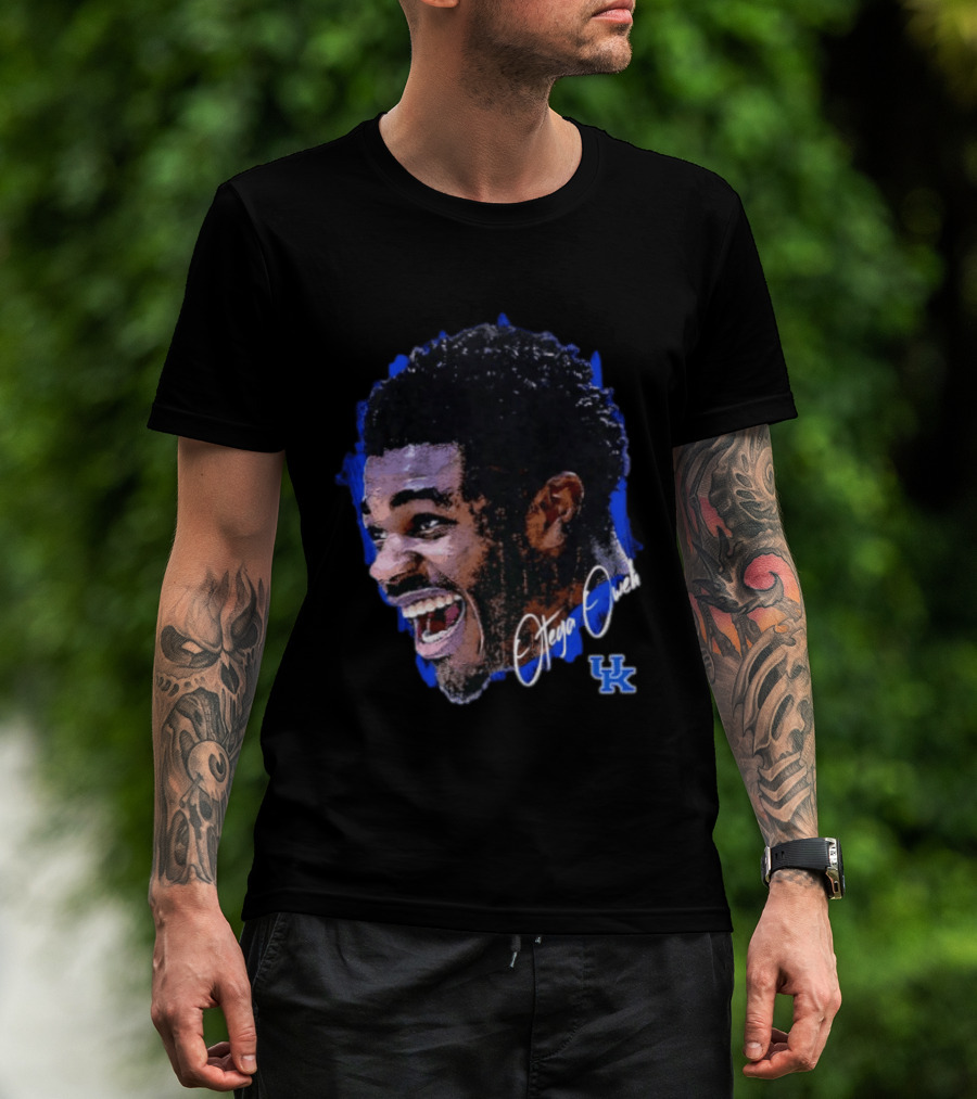 NCAA Men's Basketball Kentucky Wildcats Otega Oweh UK Basketball Fan Gear T-Shirt