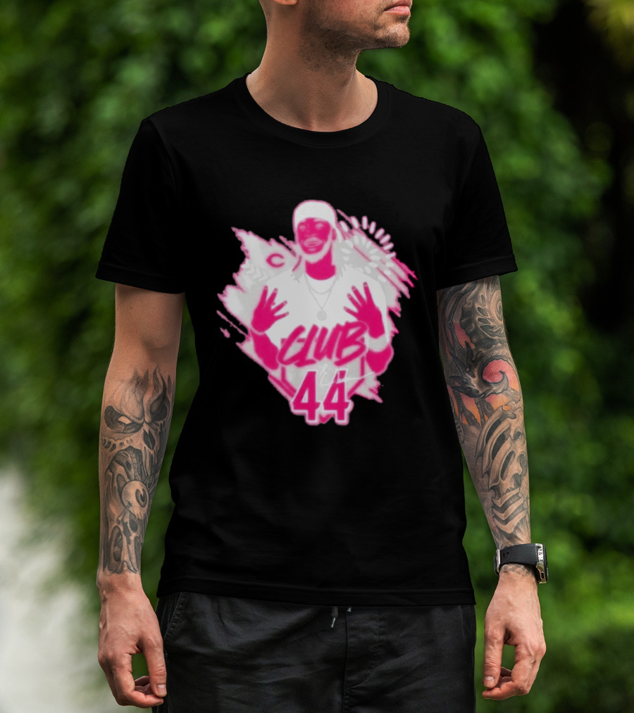 Elly De La Cruz Club 44 Pink Cincinnati Baseball T-Shirt