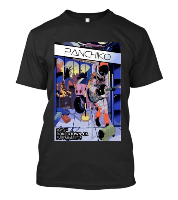 Panchiko US Tour 2026 Pioneertown CA May 8th Pappy & Harriet's With Dead Calm T-Shirt