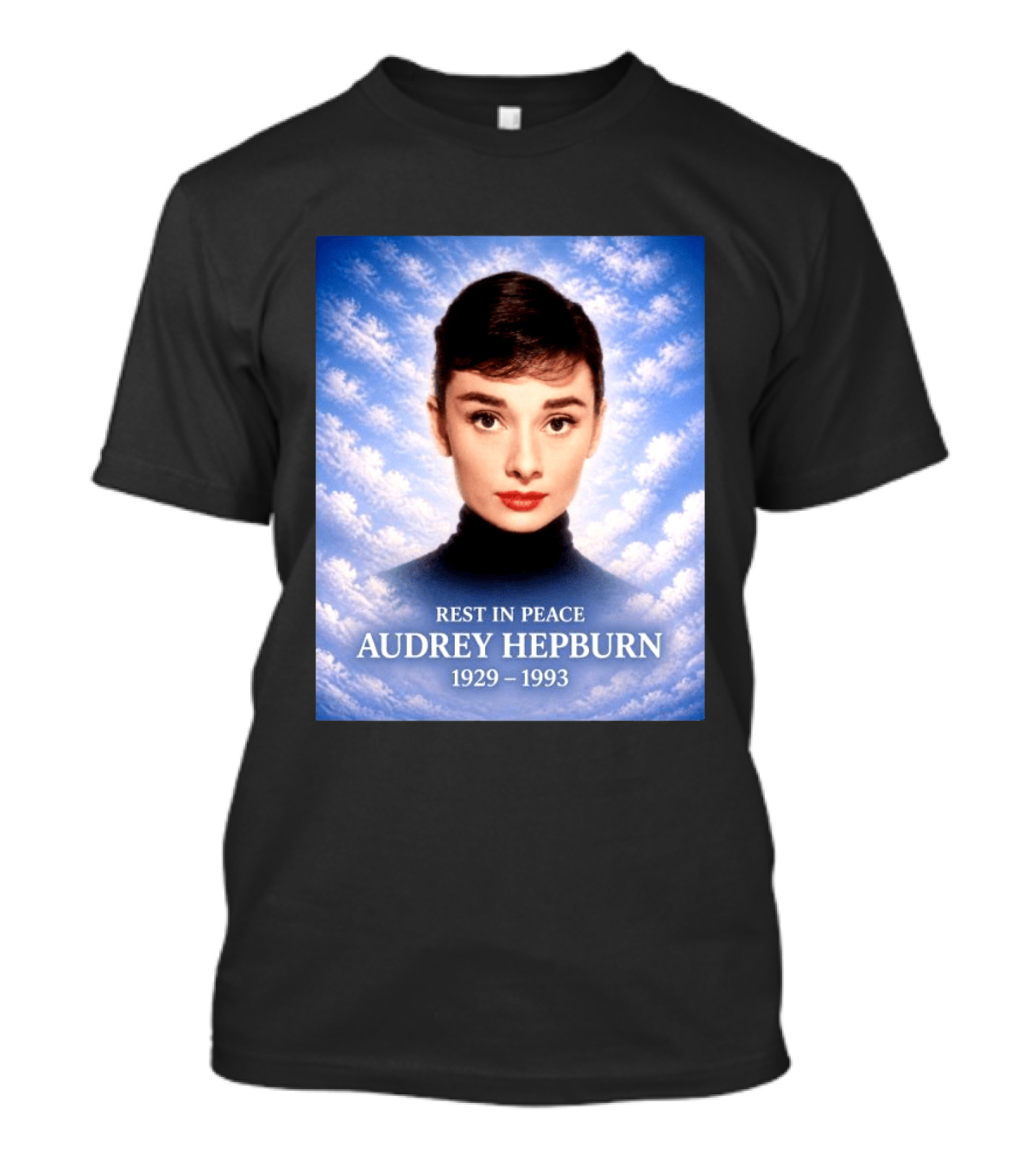 Rest In Peace Audrey Hepburn 1929 1993 T-Shirt