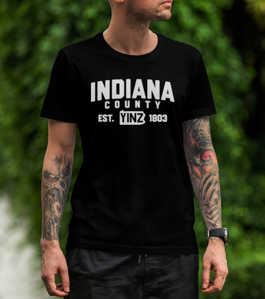 Indiana County Yinz Est 1803 T-Shirt