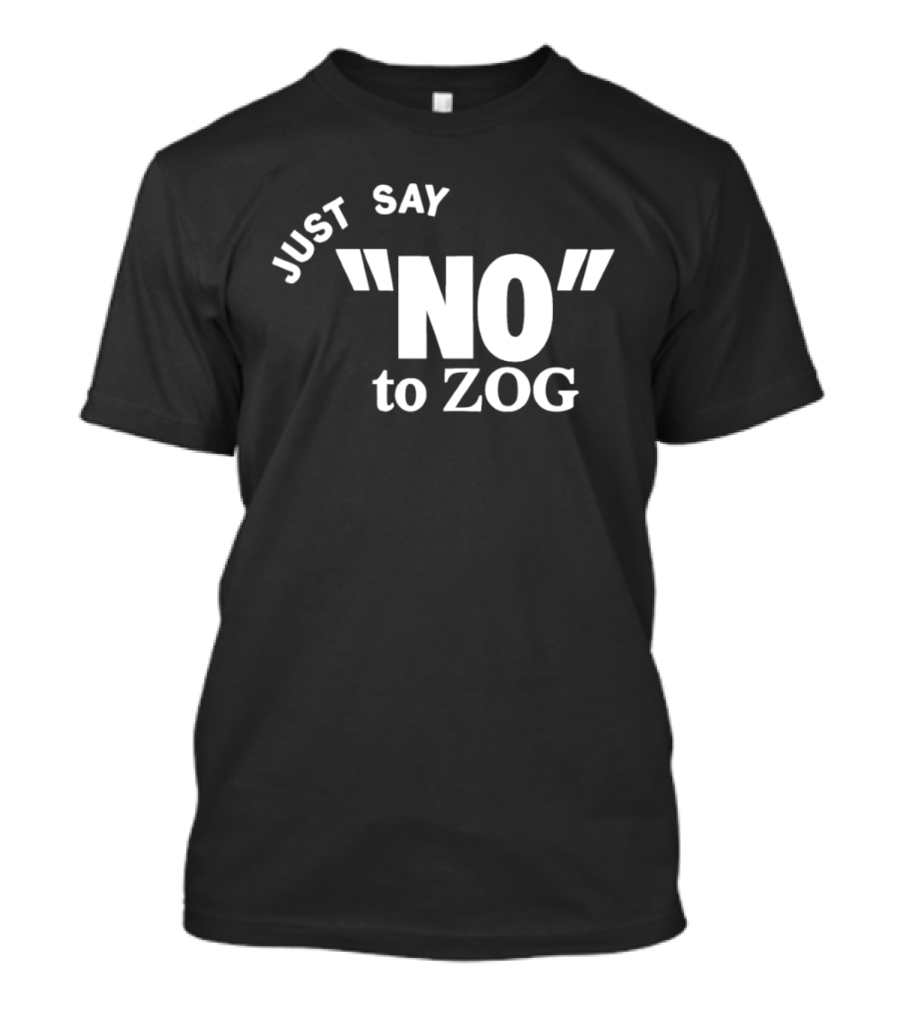 Randy Weaver Wearing Just Say No To Zog T-Shirt