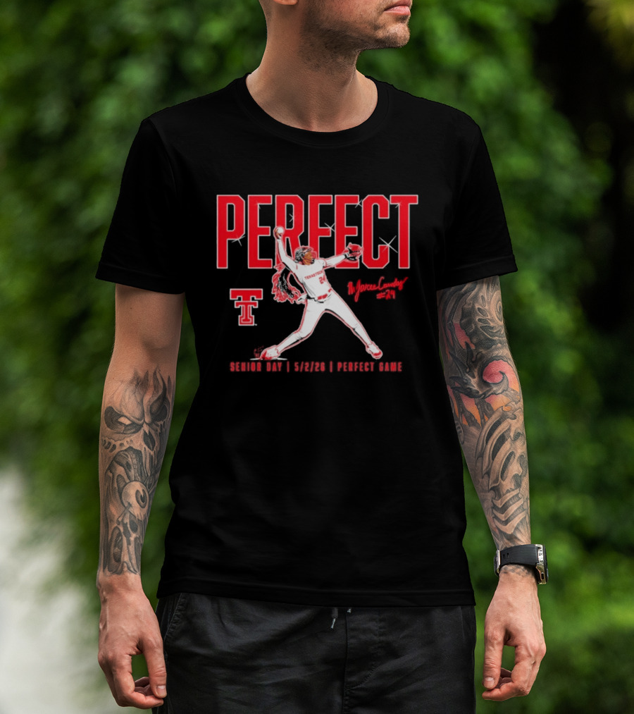 Texas Tech Softball Senior Day Lubbock Perfect Game NiJaree Canady T-Shirt
