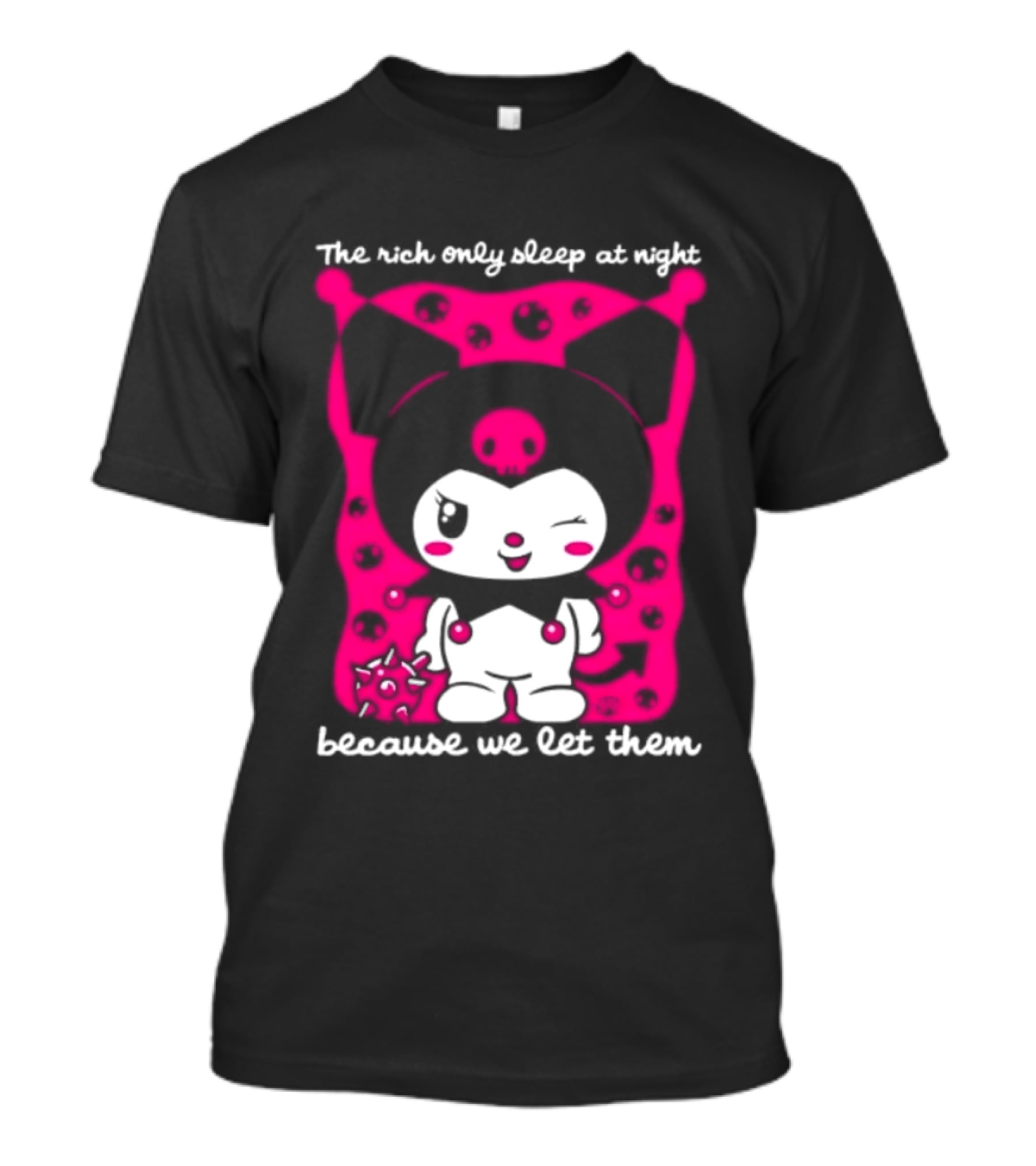 The Rich Only Sleep At Night Because We Let Them Cat T-Shirt
