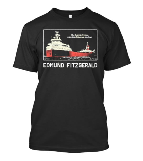 Tyler Bertuzzi Edmund Fitzgerald Ship Great Lakes Legend T-Shirt