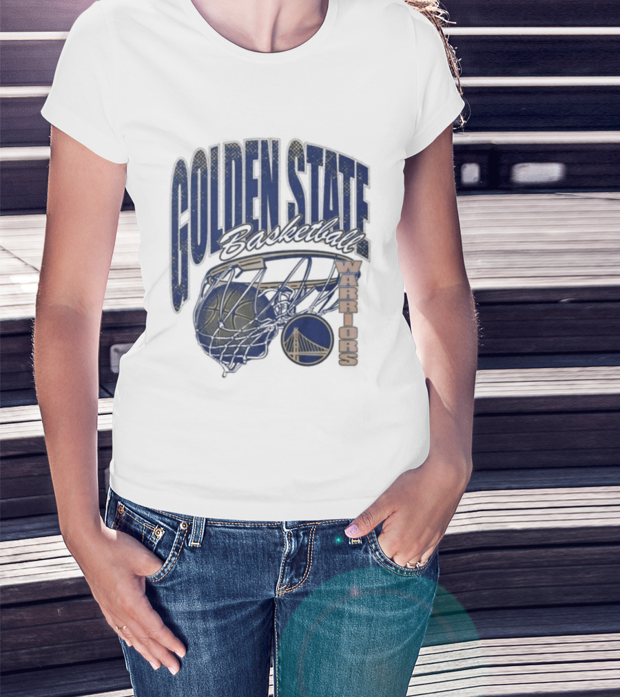 Golden State Warriors 2026 Script Swish Basketball T-Shirt