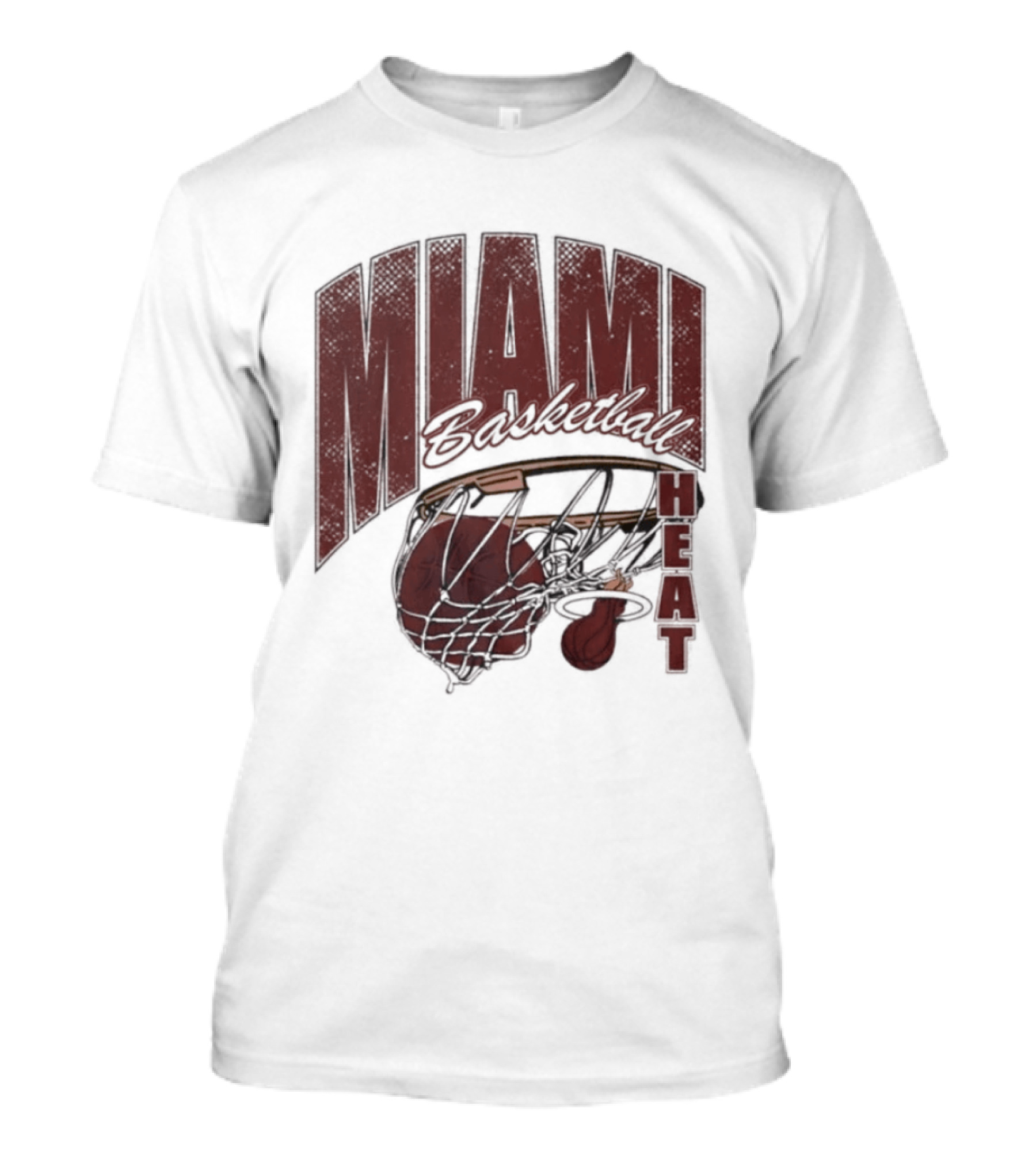 Miami Basketball Swish 2026 Hoop Dunk T-Shirt