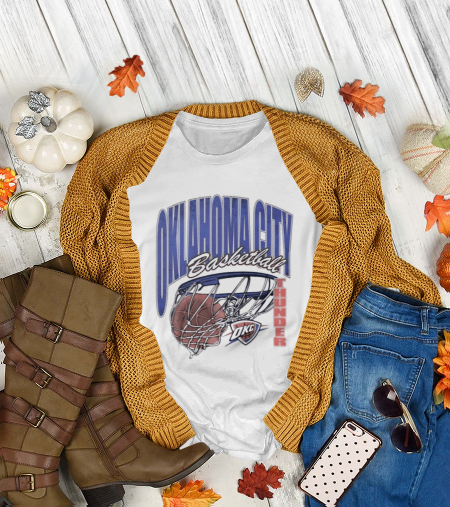 Oklahoma City Basketball Swish 2026 T-Shirt