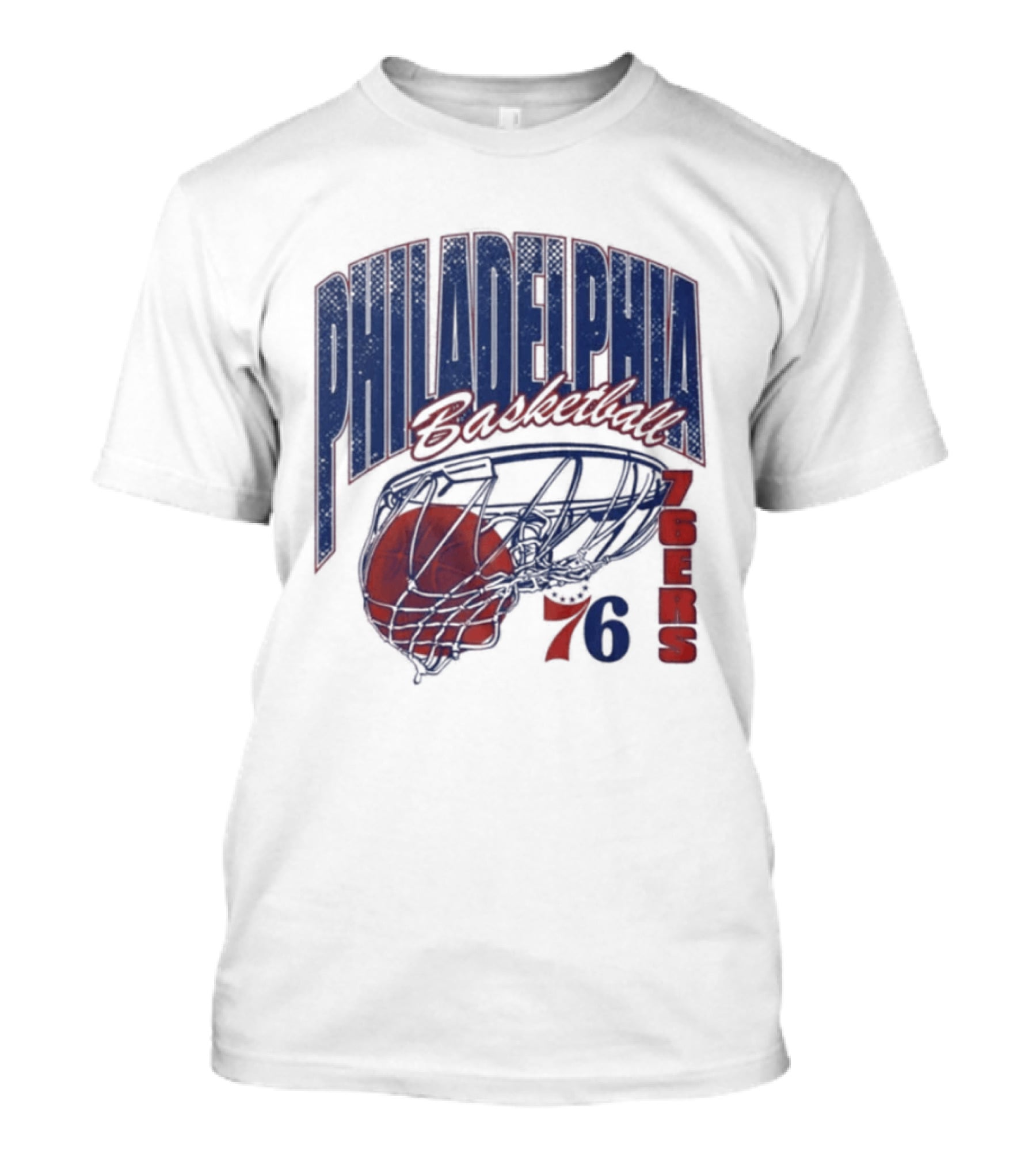Philadelphia Basketball 76ers Swish Script 2026 T-Shirt