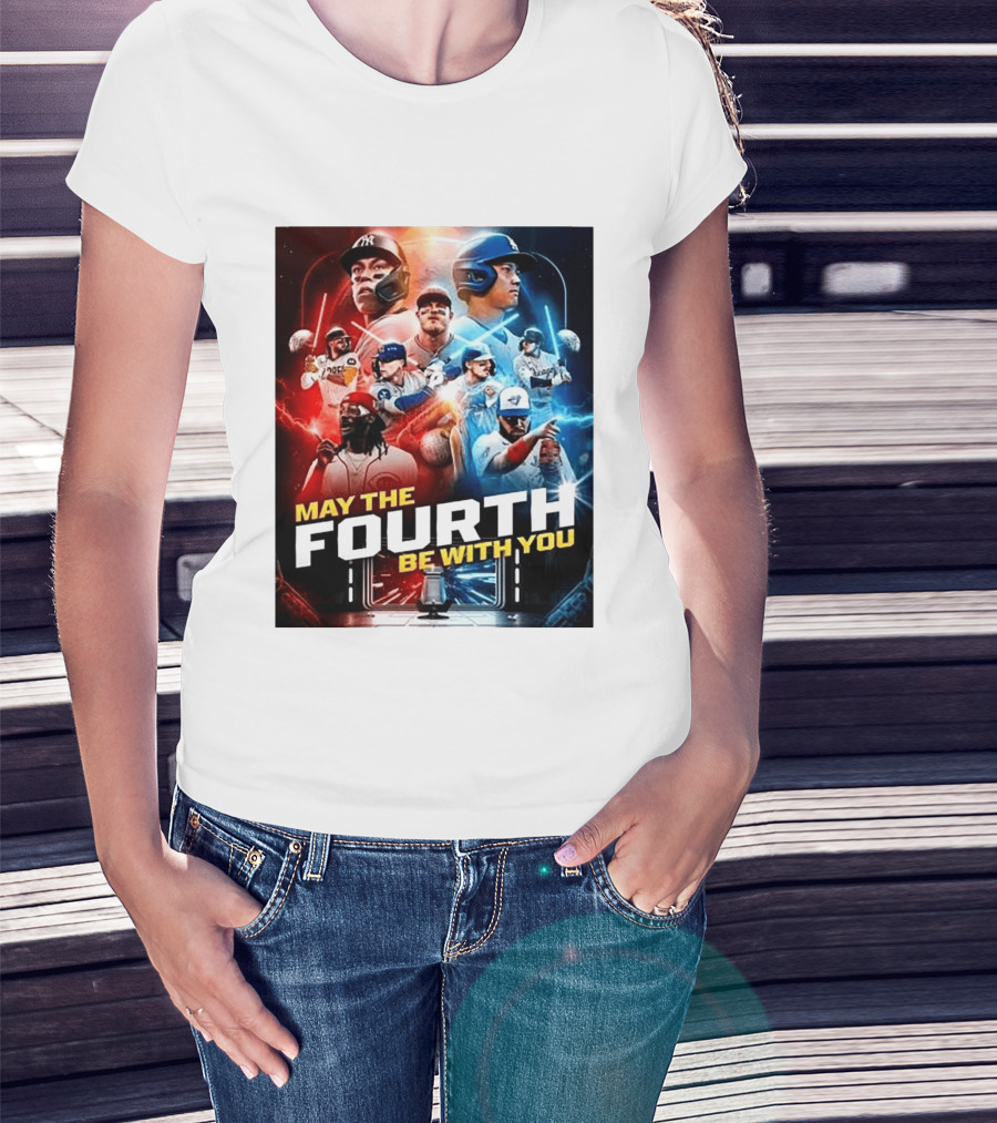 May The Fourth Be With You MLB Star Wars Day 2026 Celebration T-Shirt