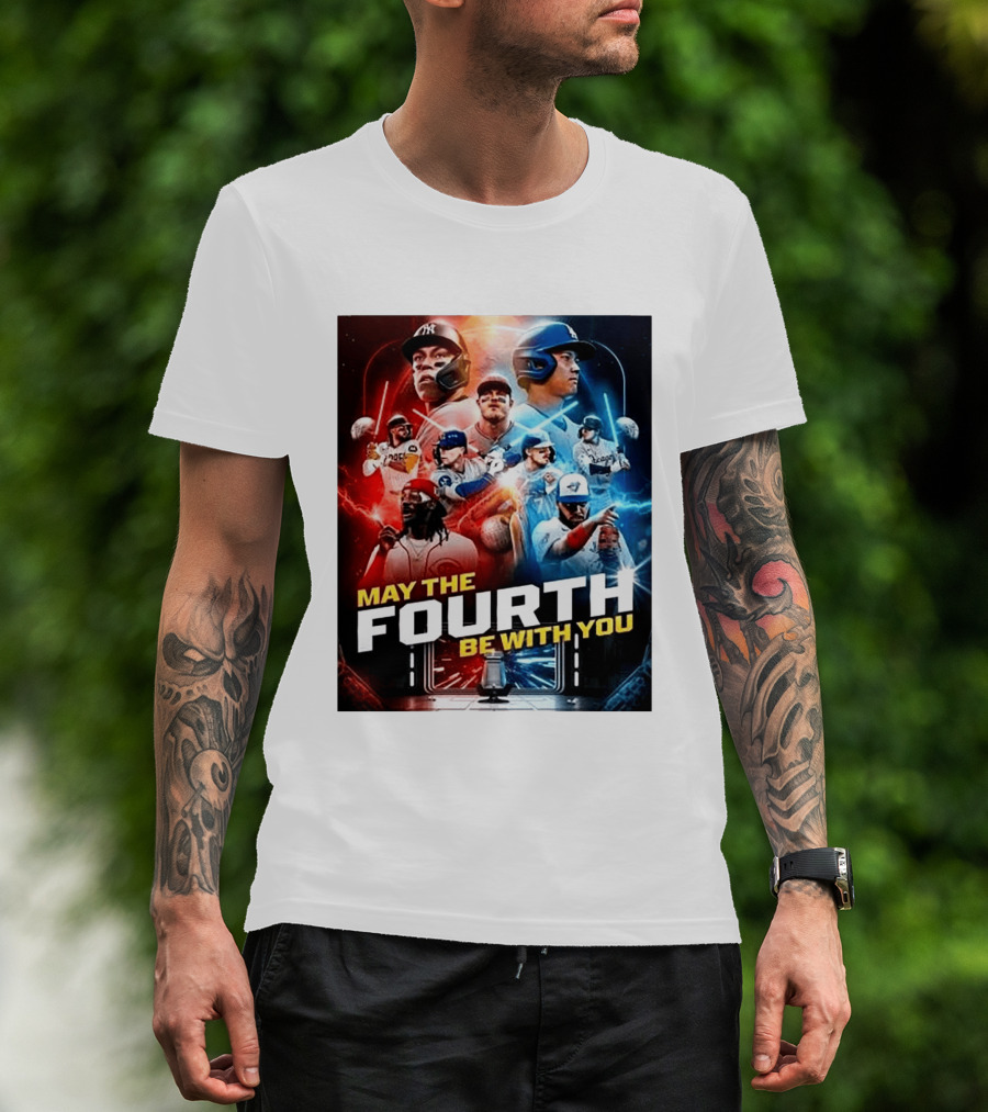 May The Fourth Be With You MLB Star Wars Day 2026 Celebration T-Shirt