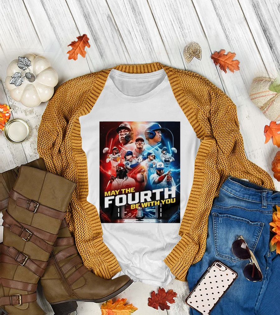 May The Fourth Be With You MLB Star Wars Day 2026 Celebration T-Shirt