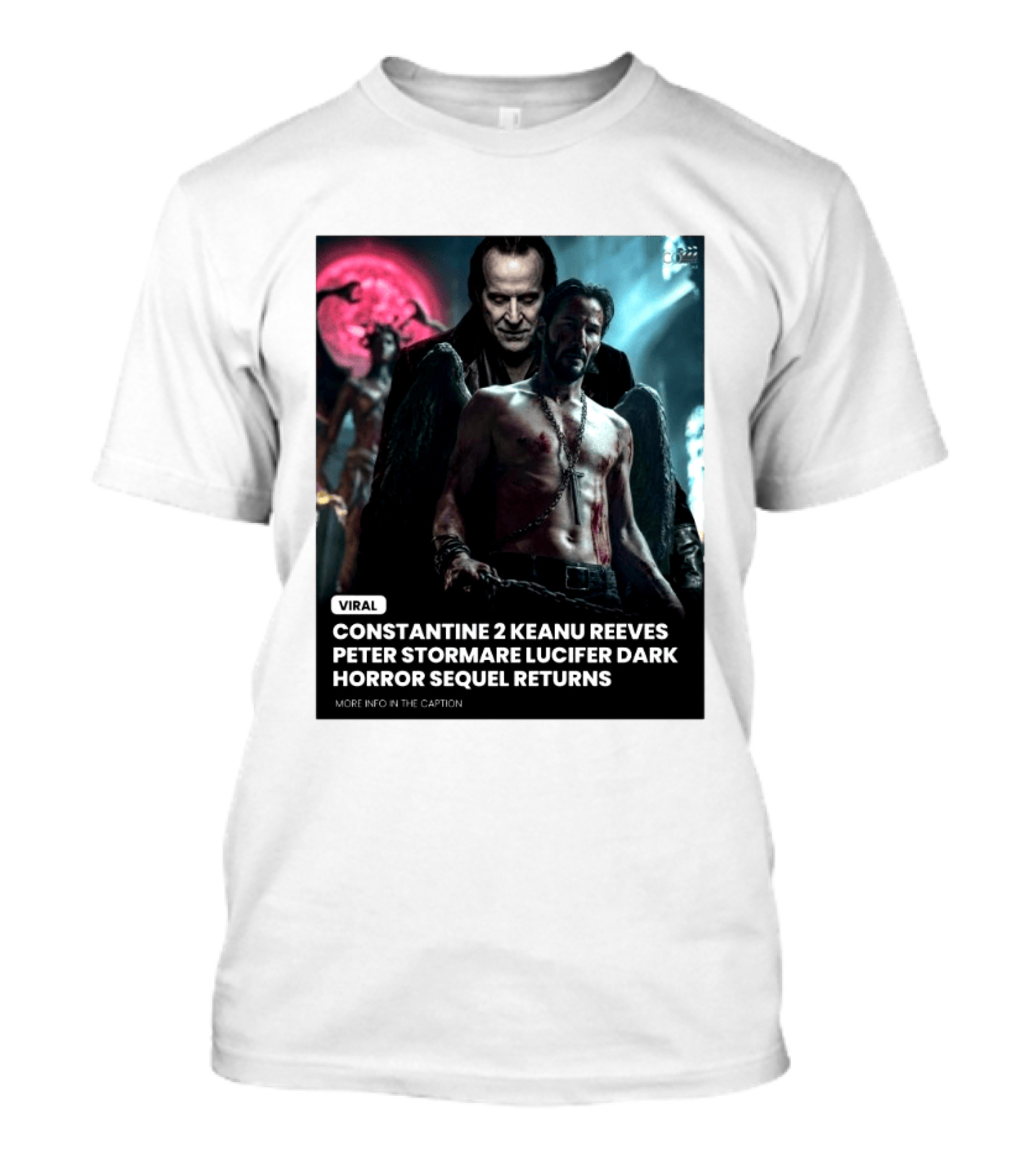 Constantine 2 Keanu Reeves Peter Stormare Lucifer Dark Horror Sequel Returns Viral T-Shirt