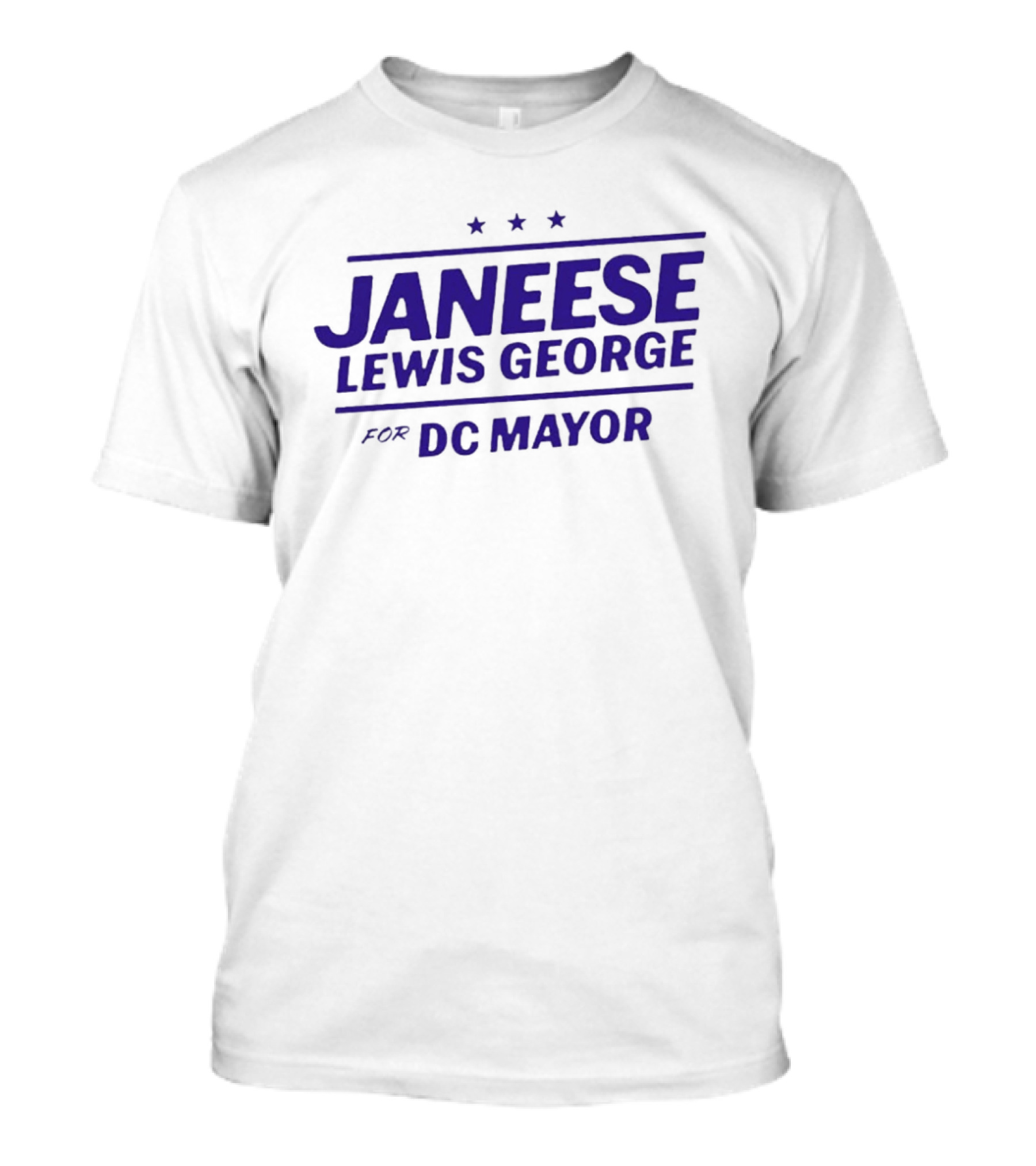 Janeese Lewis George DC Mayor Campaign Stars T-Shirt