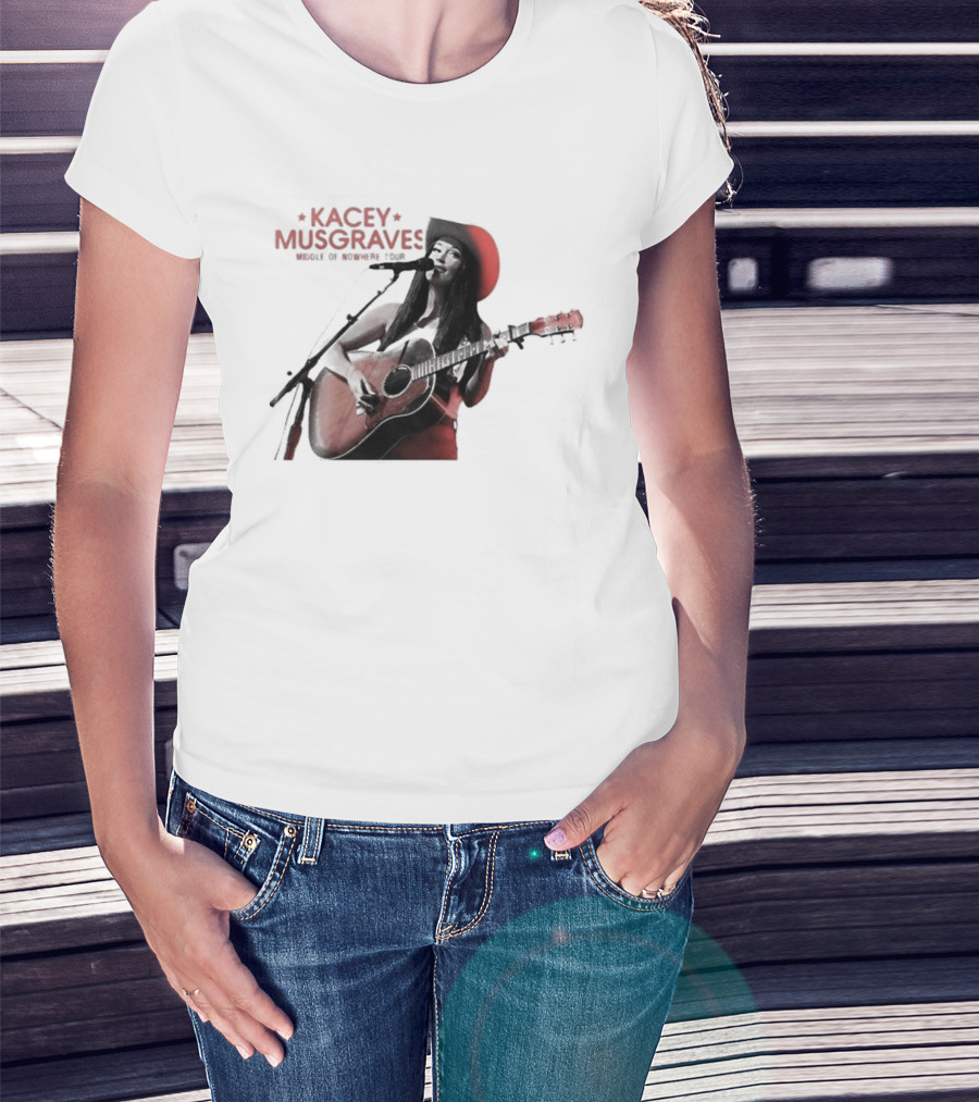 Kacey Musgraves Middle Of Nowhere Tour 2026 Acoustic Performance Cowboy Hat T-Shirt