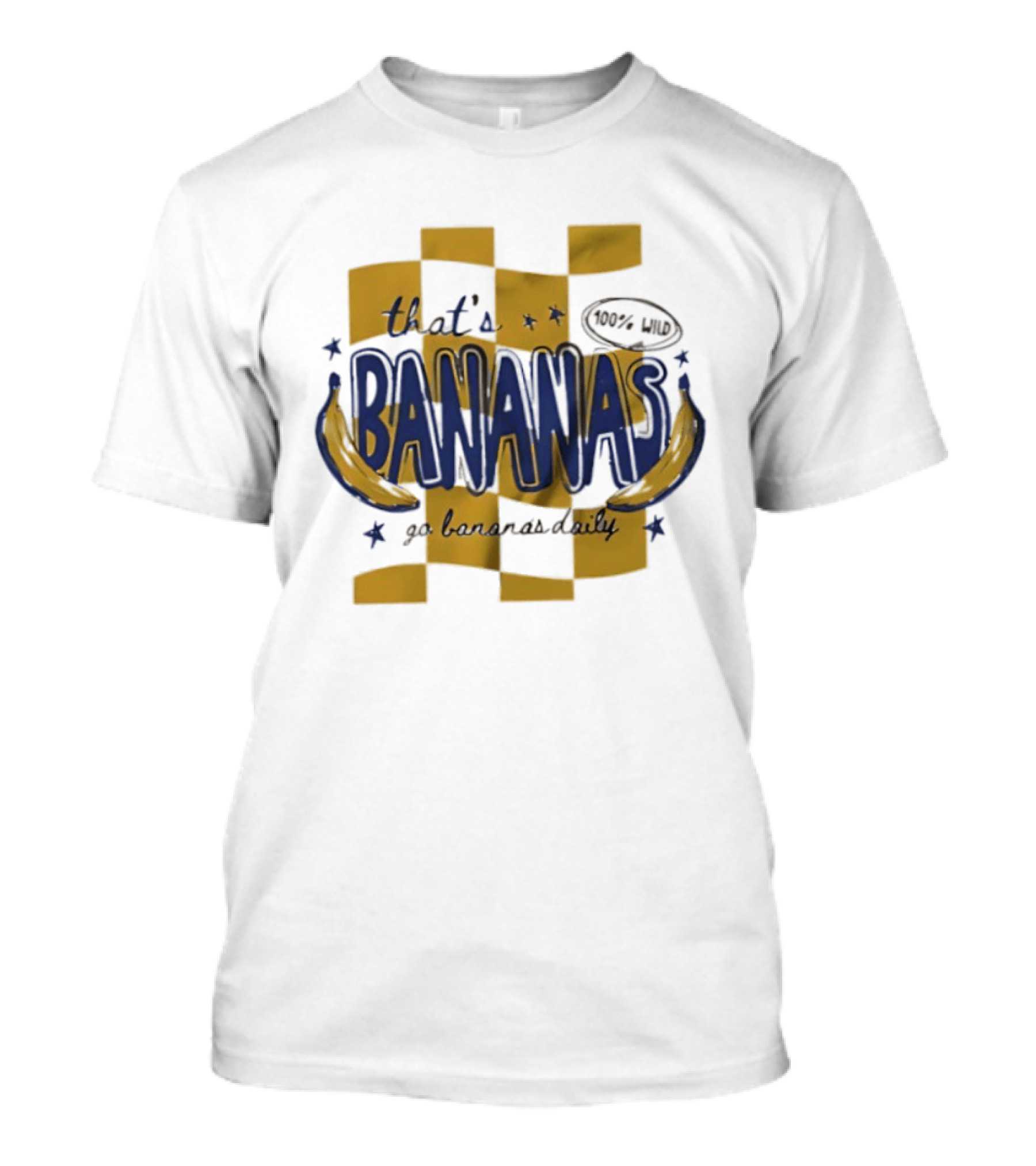 That's Bananas 100% Wow Go Bananas Daily T-Shirt