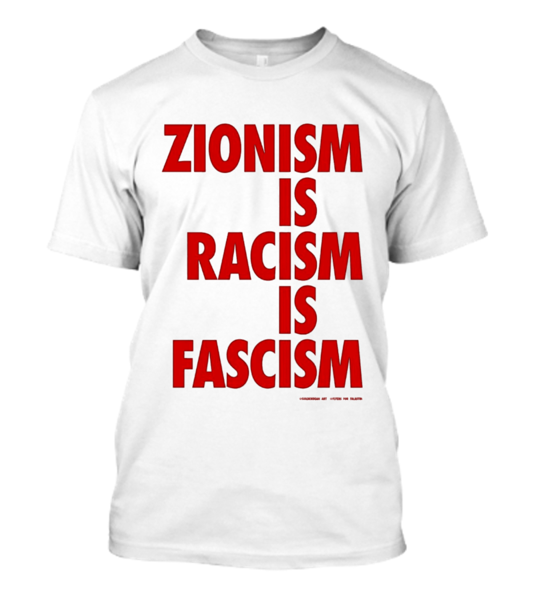 Zionism Is Racism Is Fascism 2026 Top T-Shirt