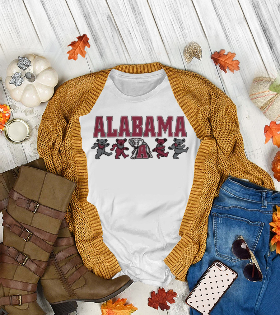 Alabama Grateful Dead Bears 2026 T-Shirt