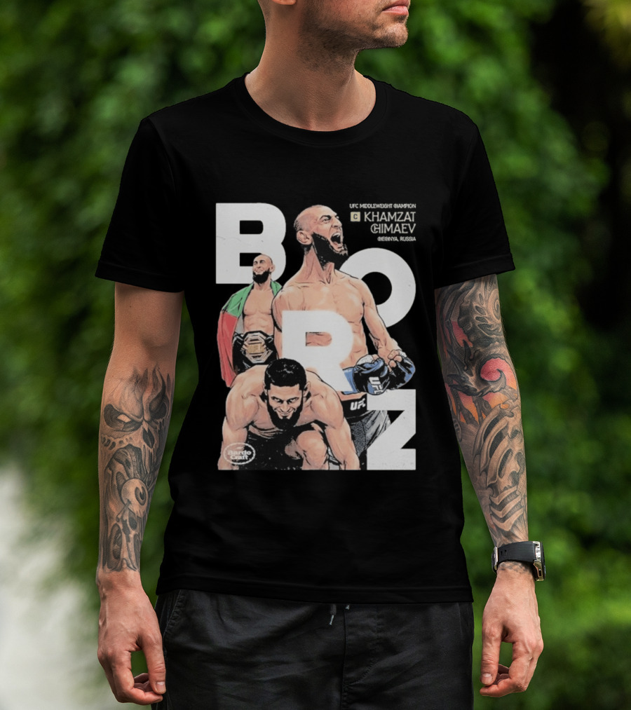 Borz Bardo Craft UFC Khamzat Chimaev T-Shirt