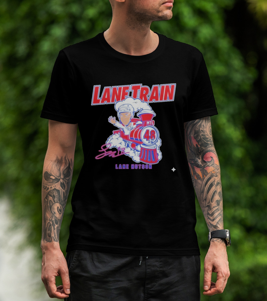 Lane Train MTL 48 Lane Hutson Steam Engine Athlete T-Shirt