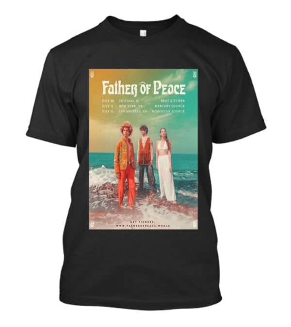 Father Of Peace Fall Tour 2026 Chicago New York Los Angeles T-Shirt