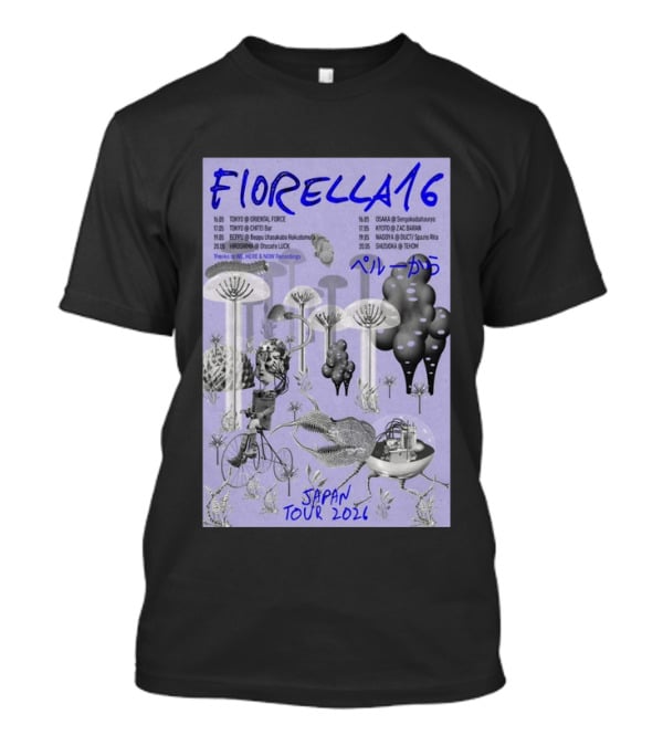 FIORELLA16 Japan Tour 2026 Dates And Locations T-Shirt
