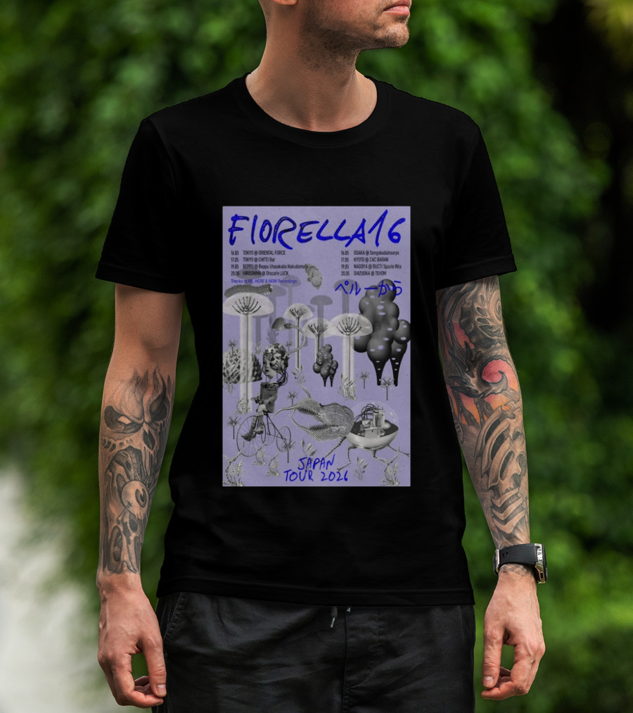 FIORELLA16 Japan Tour 2026 Dates And Locations T-Shirt