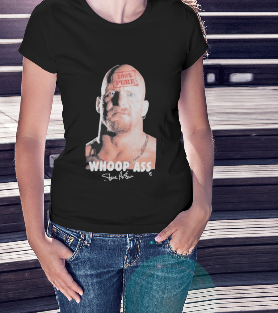 Wyco 1996 Stone Cold Steve Austin 100% Pure Whoop Ass T-Shirt
