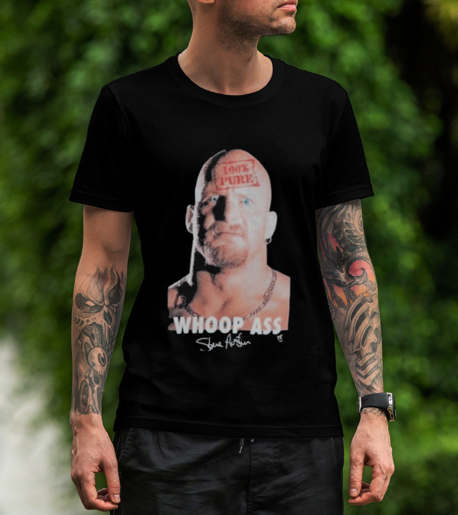 Wyco 1996 Stone Cold Steve Austin 100% Pure Whoop Ass T-Shirt