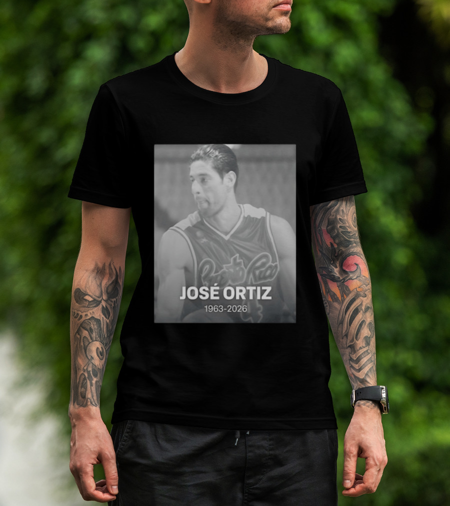 José Ortiz Puerto Rico Basketball 1963 2026 T-Shirt