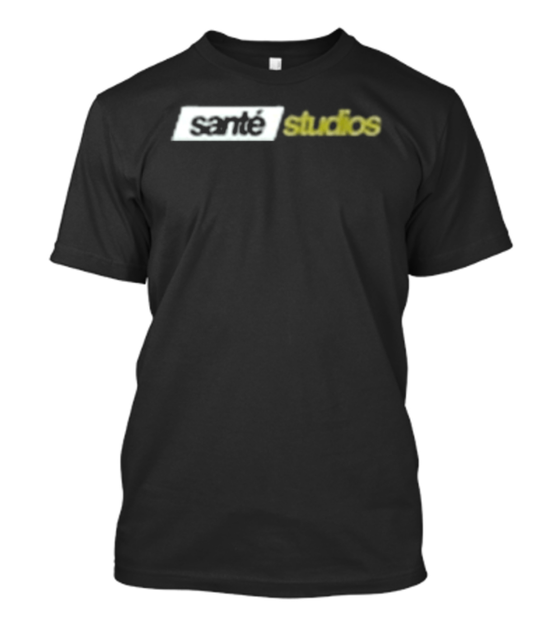 Sante Studios Everyday Essentials Distressed Yellow White Aesthetic T-Shirt