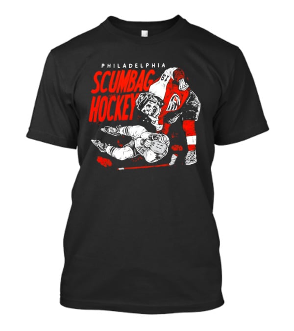 Philadelphia Scumbag Hockey Skeleton Garnet Hathaway NHL 2026 T-Shirt