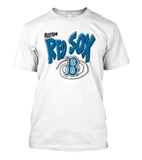 Boston Red Sox Psychedelic B Logo Swirl T-Shirt