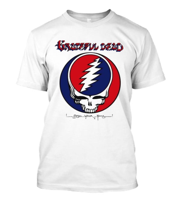 Grateful Dead Steal Your Face Skull Lightning Bolt T-Shirt