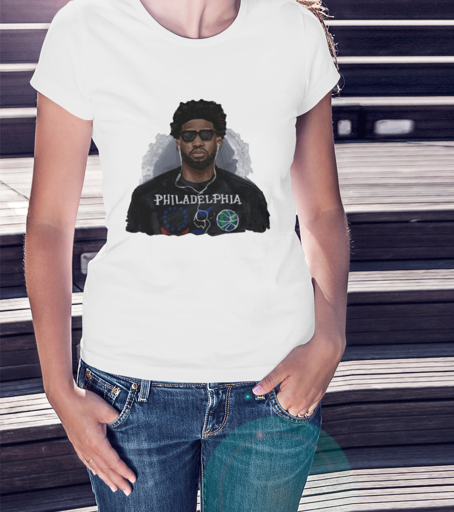 Philadelphia Joel Embiid LeBron James Meme Recreation T-Shirt