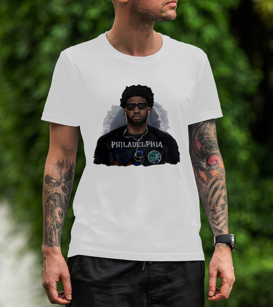 Philadelphia Joel Embiid LeBron James Meme Recreation T-Shirt
