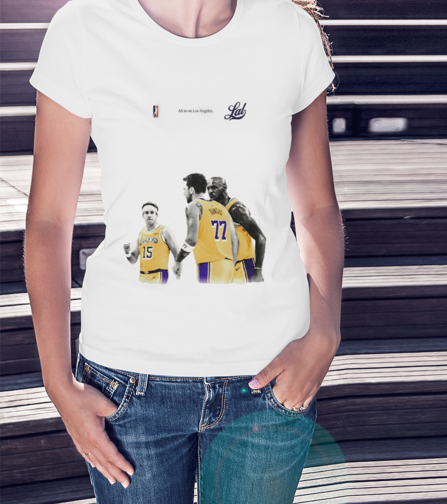 LeBron James Austin Reaves Luka Doncic Lakers Ring Season 2026 Los Angeles NBA Championship Dream Team T-Shirt