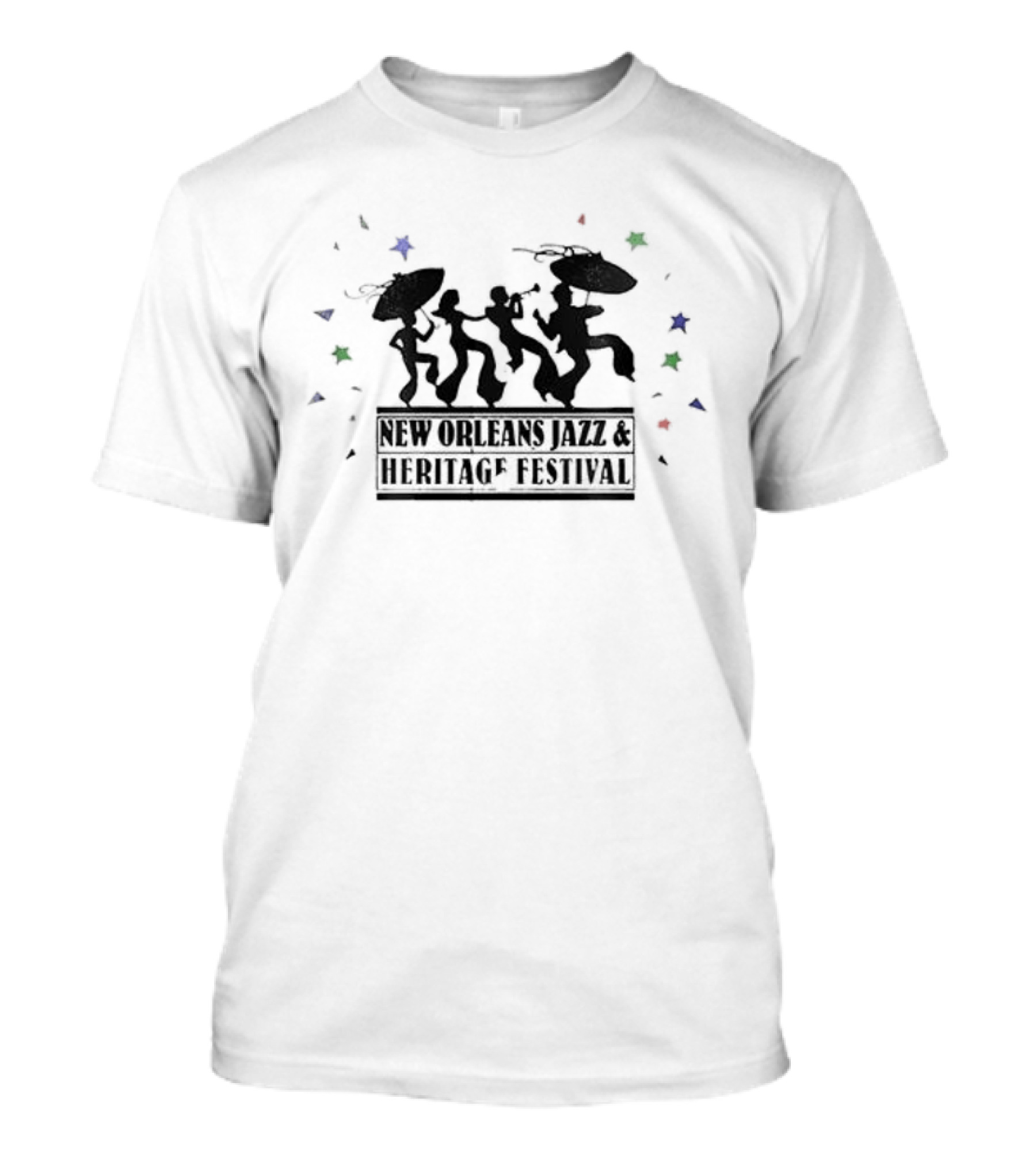 New Orleans Jazz Heritage Festival Second Line Celebration T-Shirt