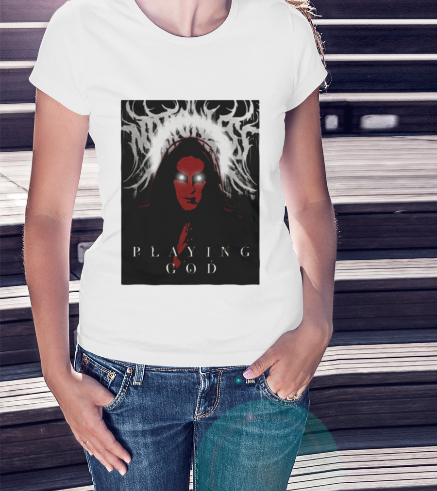 Notshiva Playing God Gothic Dark T-Shirt