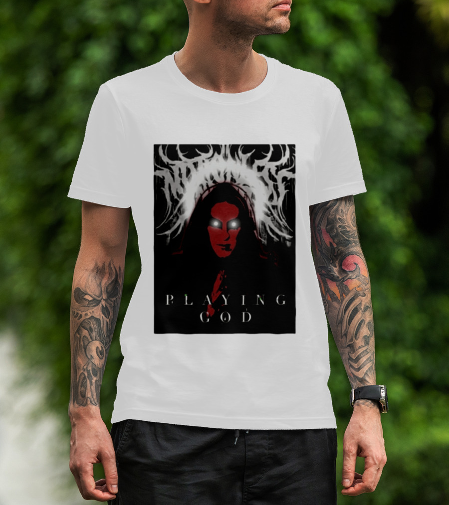Notshiva Playing God Gothic Dark T-Shirt