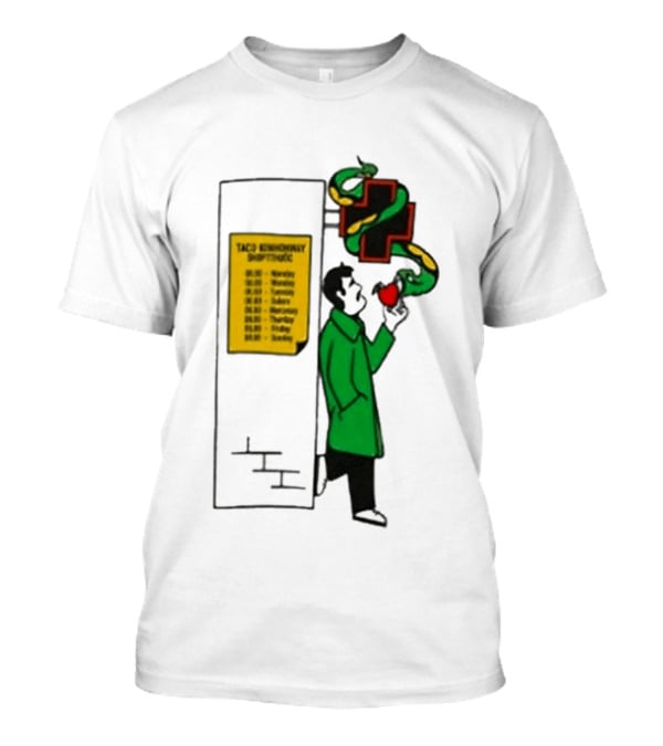 Taco Hemingway Tour 2026 Snake Grafik Wegowa Szef Smoove Baron Friday T-Shirt