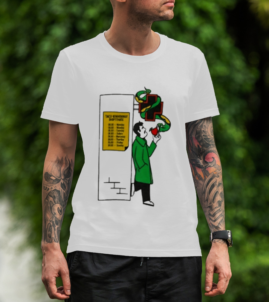 Taco Hemingway Tour 2026 Snake Grafik Wegowa Szef Smoove Baron Friday T-Shirt