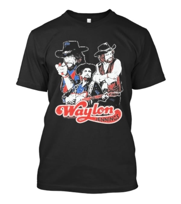 Waylon Jennings Cowboy Trio T-Shirt