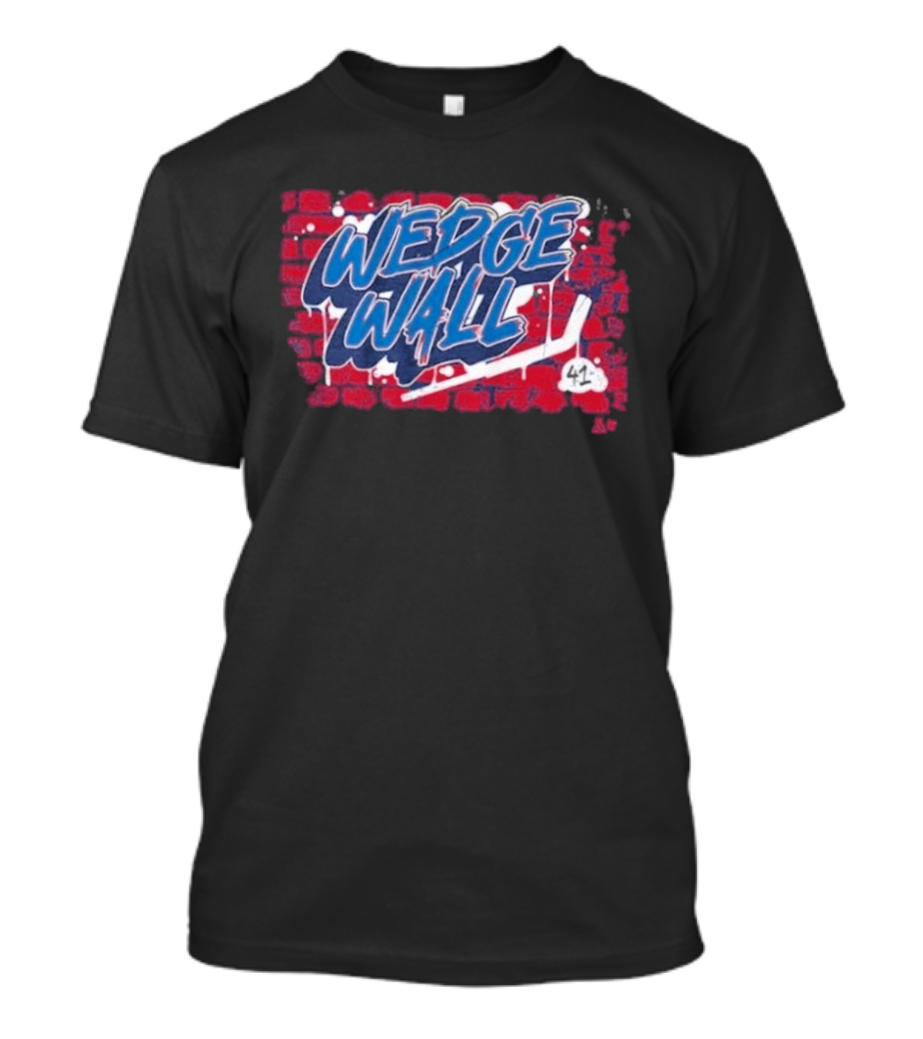 Wedge Wall 41 Scott Wedgewood Hockey Fan Gear T-Shirt