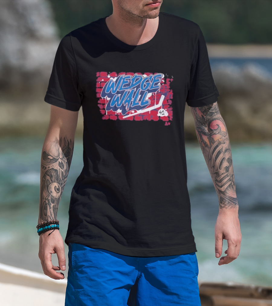 Wedge Wall 41 Scott Wedgewood Hockey Fan Gear T-Shirt