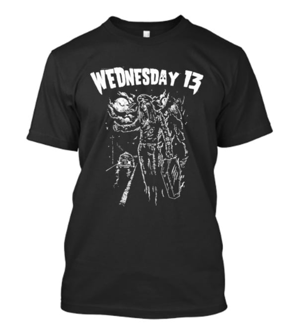 Wednesday 13 The Hitcher Creepy Roadside Horror T-Shirt