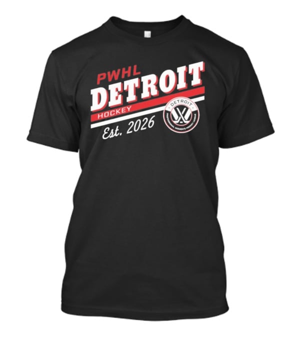 PWHL Detroit Hockey Est. 2026 Sportiqe Duke T-Shirt