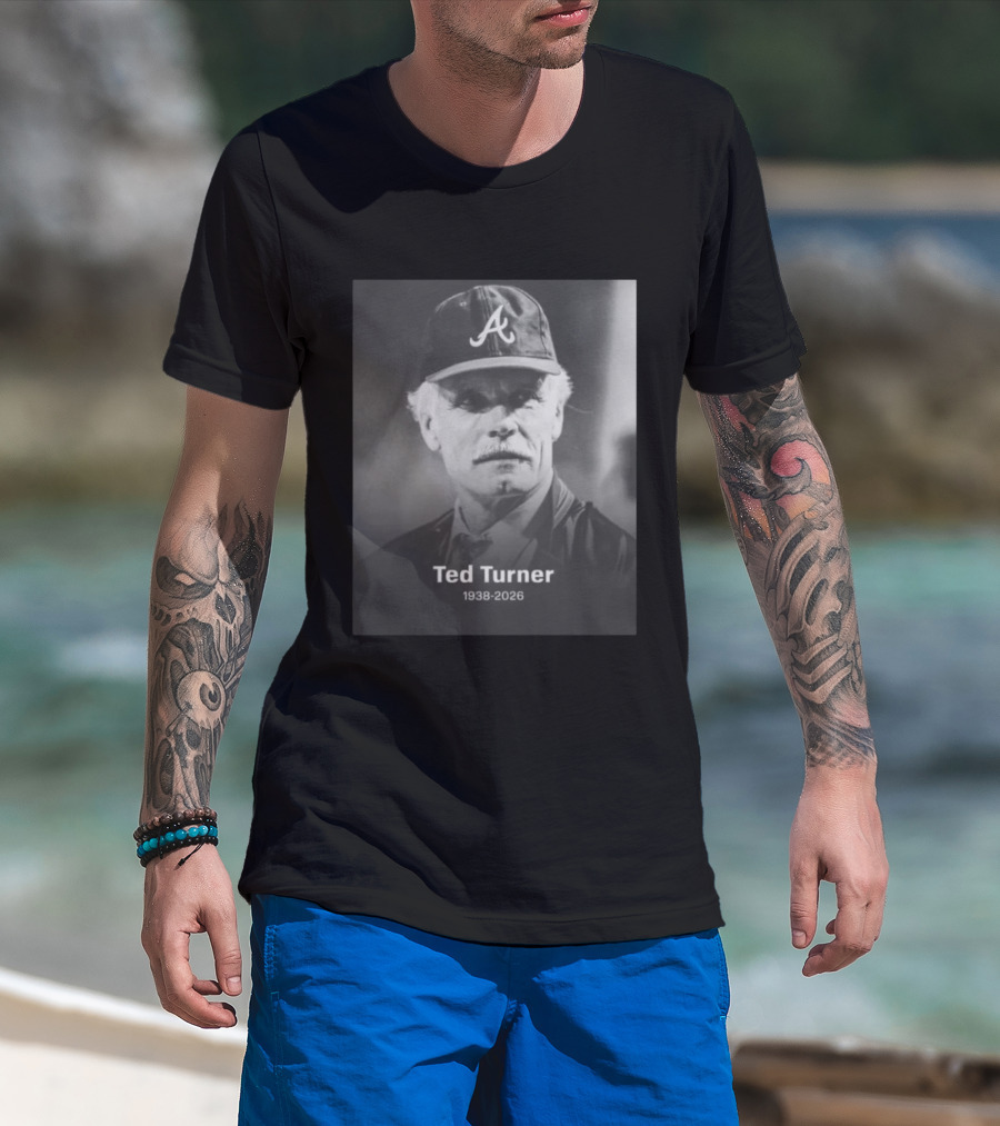 Atlanta Braves Ted Turner 1938 2026 T-Shirt