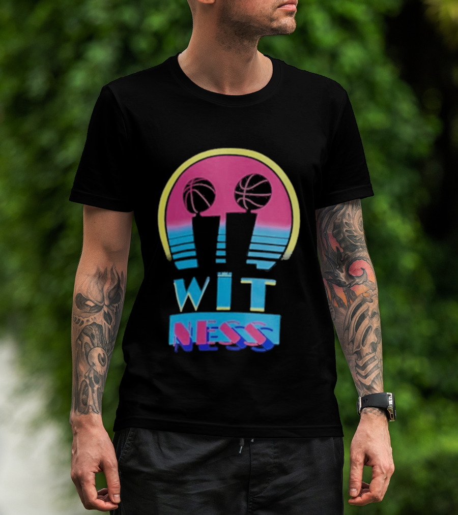 LeBron James Miami Twice Max90 Wit Ness Basketball T-Shirt